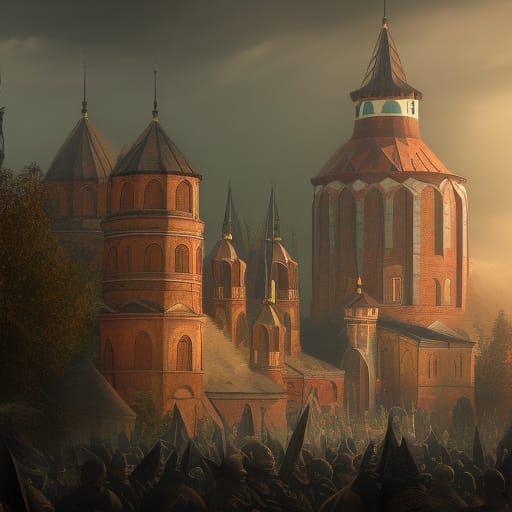 Stary Melnik Beer at Tula Festival: Detailed Matte Painting