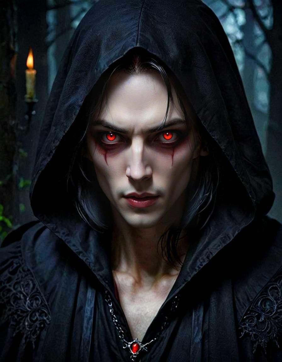 Mysterious Vampire Lurking in Anime Digital Realm