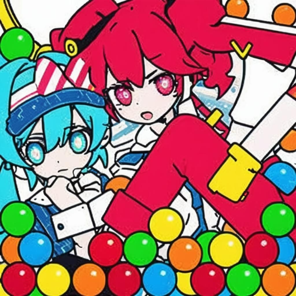 Cyberpunk Space Creature in Zero Gravity