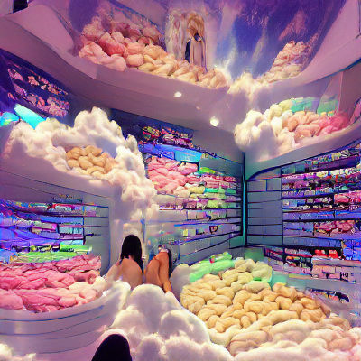 Ethereal Golden Light over Dreamy Clouds