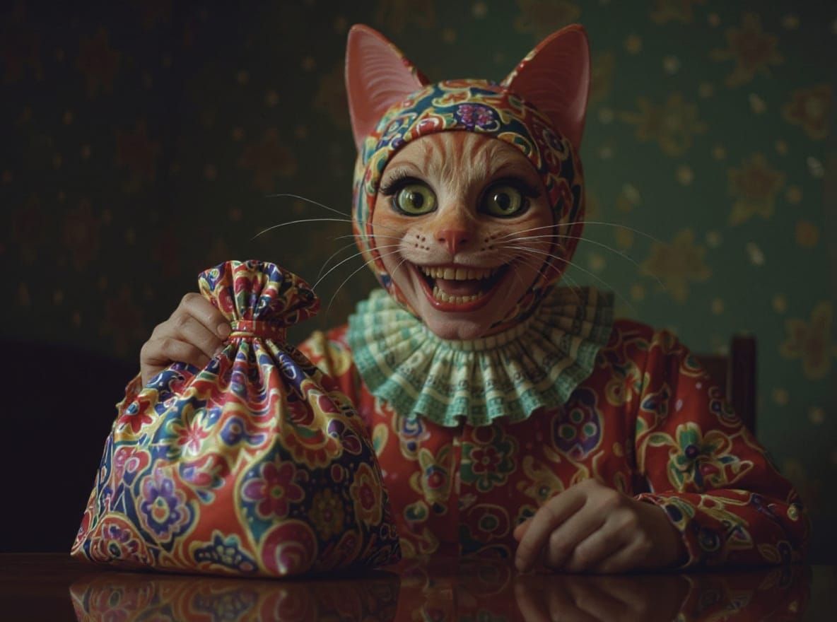 Horrifying Being with Magic Bag, Found Footage Style