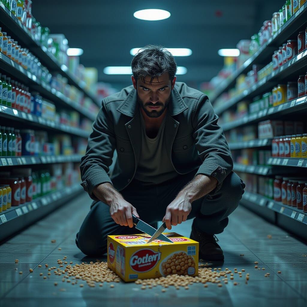 Cereal Killer: Dark Fantasy Grocery Store Scene