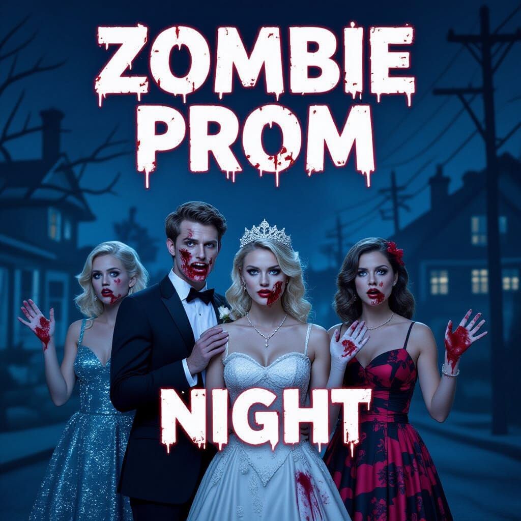 Zombie Prom Night Horror Scene