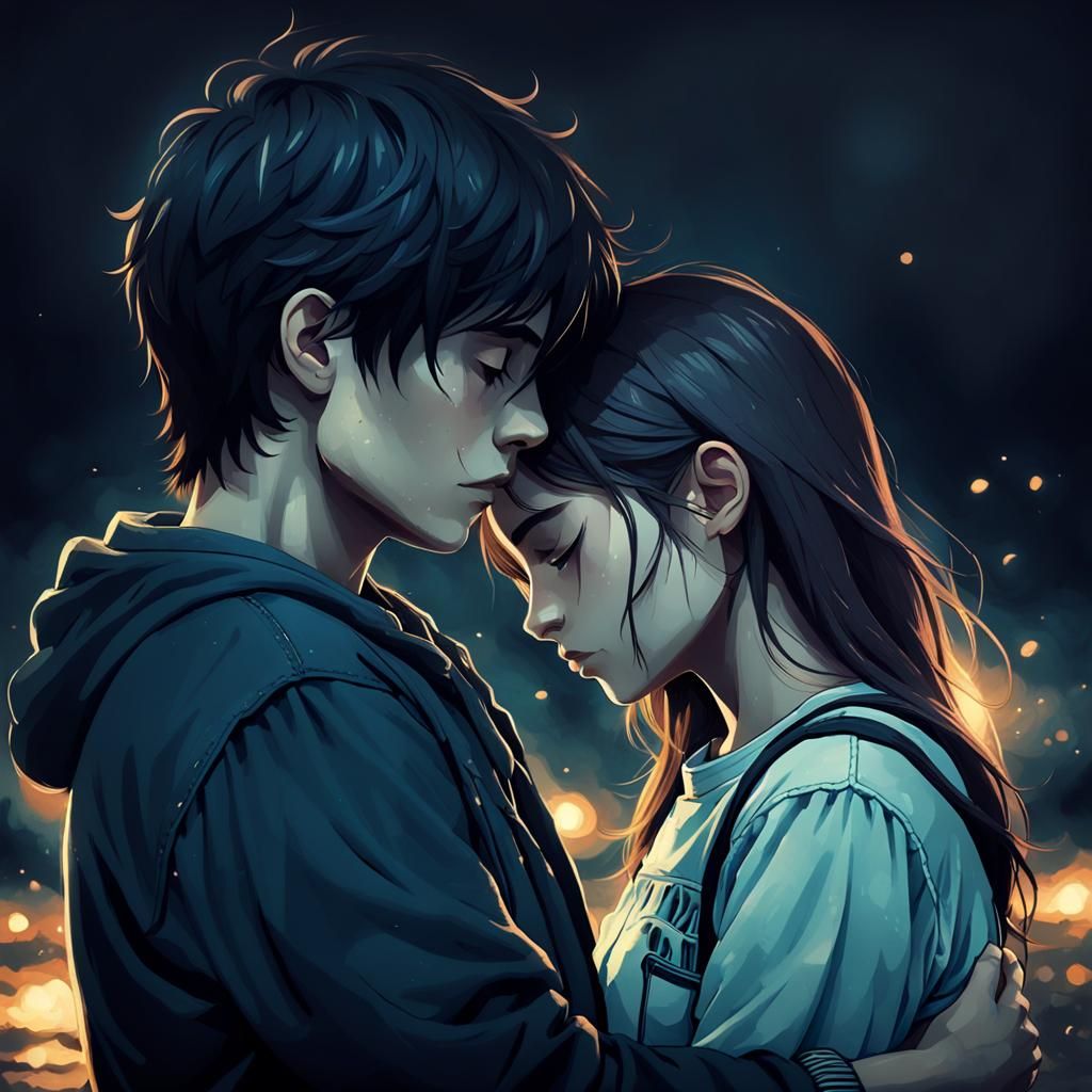 Ethereal Ghostly Figure Gazing into a Mirror