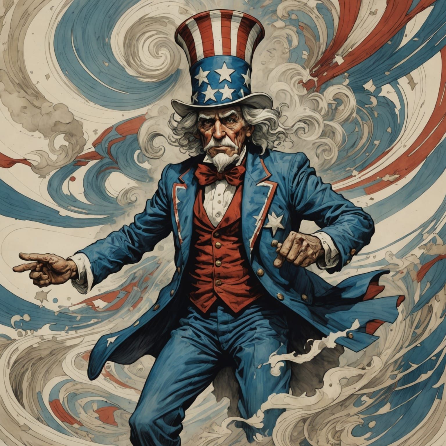 UNCLE SAM Swirling Winds