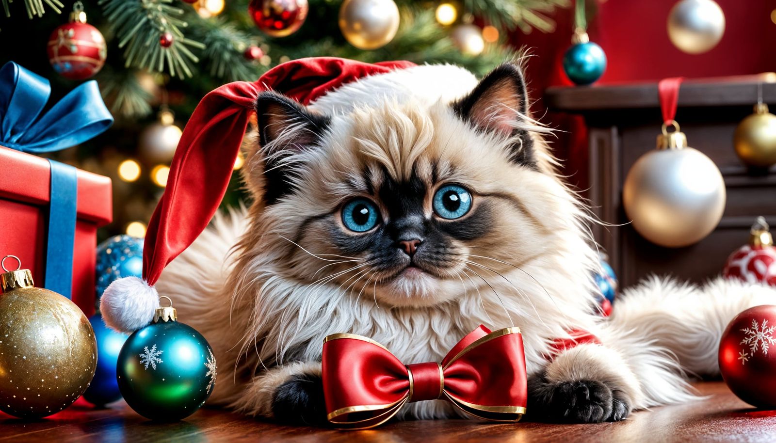 Christmas Wonderland Kitten