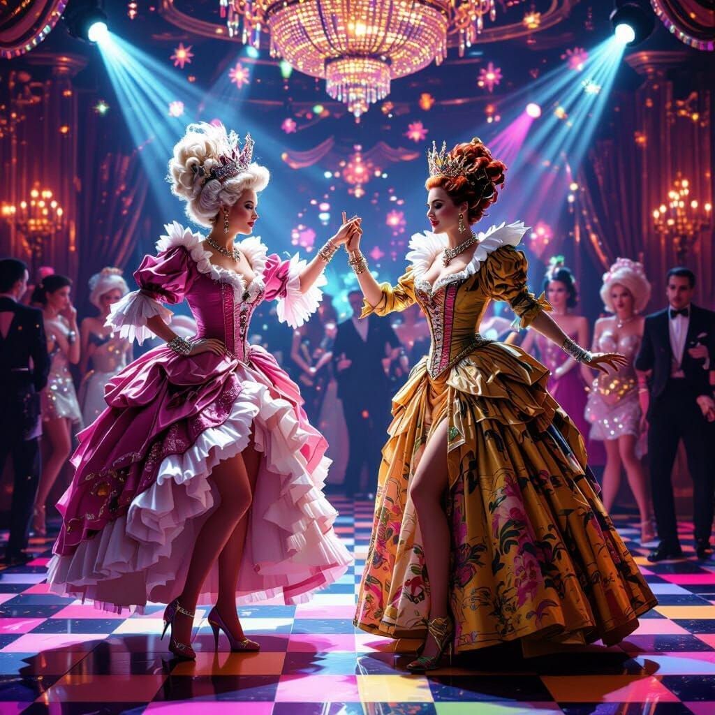 Marie Antoinette & Queen Elizabeth I Disco Dance-Off