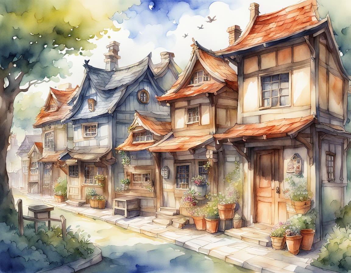 LITTLE STREET OF QUIRKY HOUSES