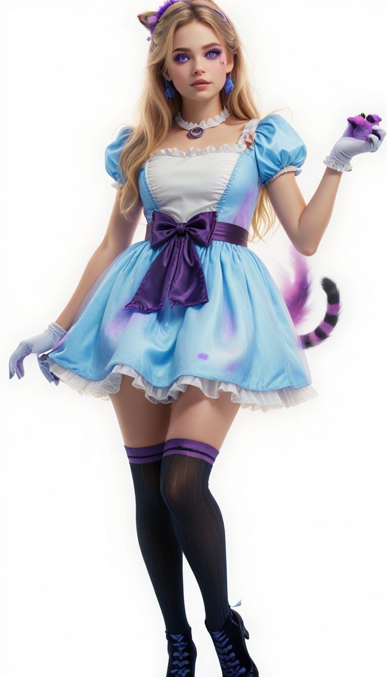 Alice in Wonderland Hypnosis in Dreamlike Surrealism