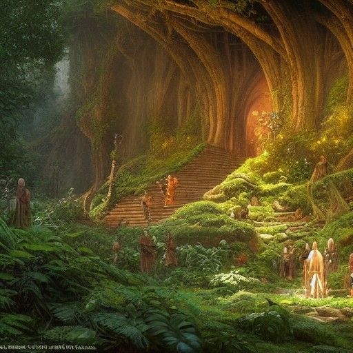 Elven Council in Mountain Headquarters