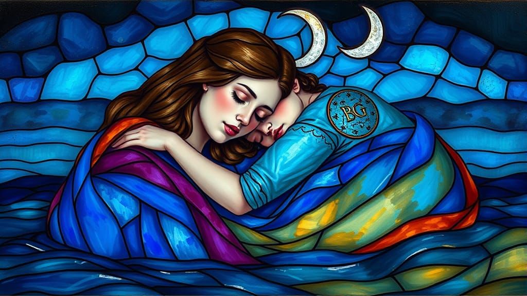 Mother and Daughter in Orientalist Style