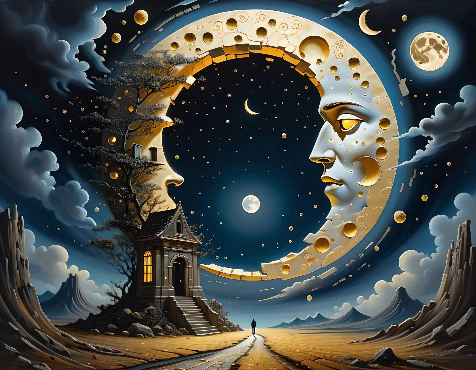 A Moon story in a lonely place.