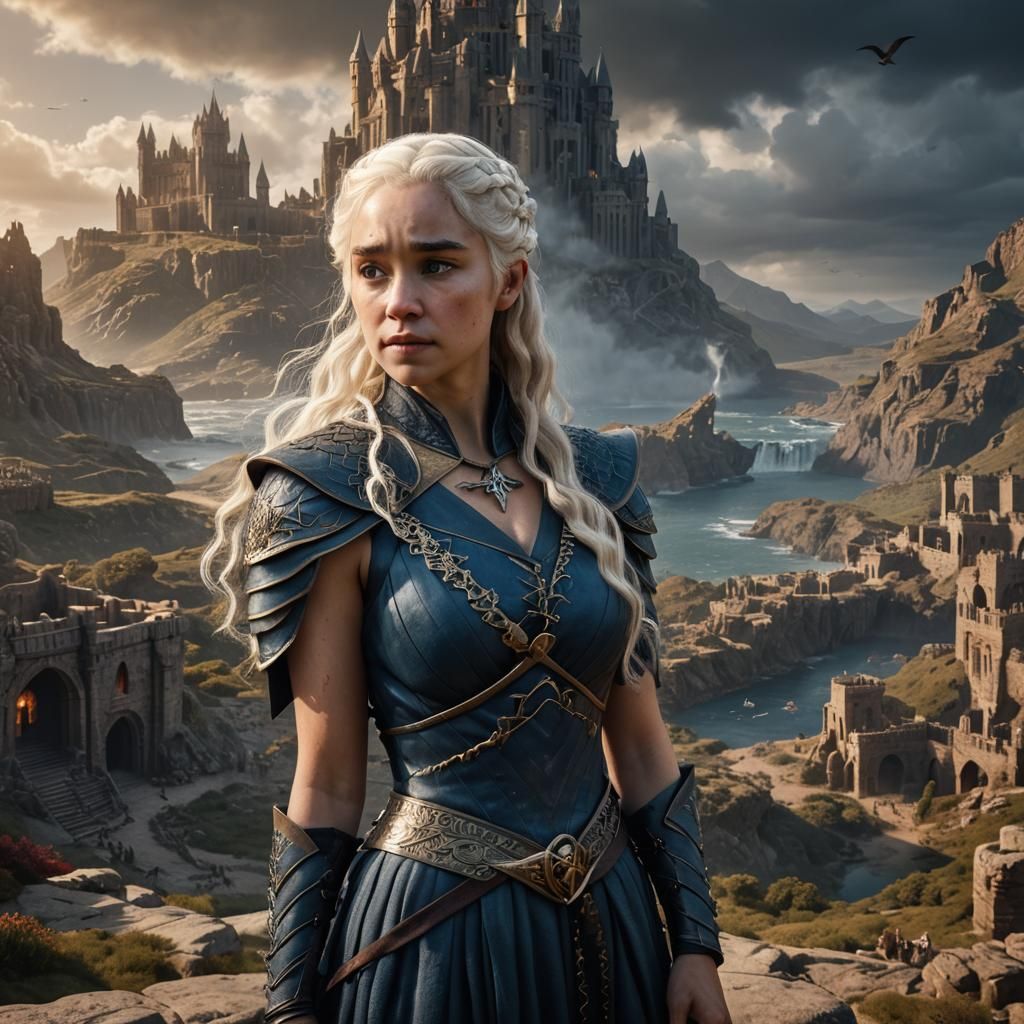 Daenerys Targaryen Fantasy Concept Art