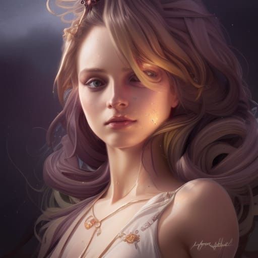 Nunnally vi Britannia Portrait in Artgerm Style