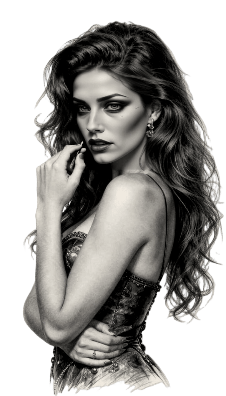 Abrakadabra Creative Hyperdetailed Charcoal Drawing