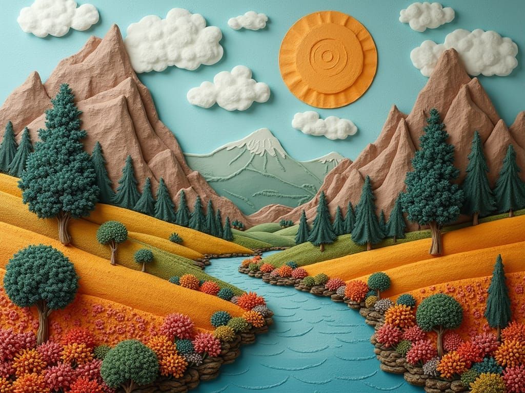 Mulchy Exotic Chipboard Landscape