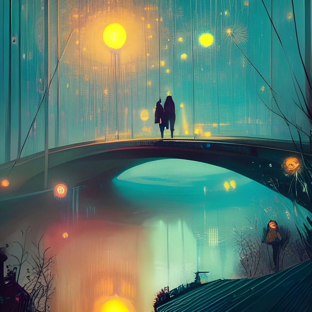 Psychedelic Bridge to the Past: Digital Space Art