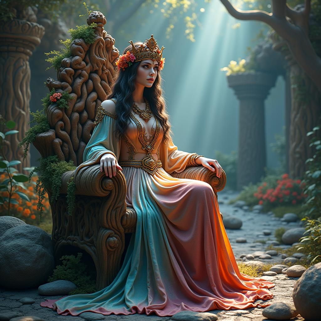 Sophia: Goddess of Divine Wisdom in Baroque Setting
