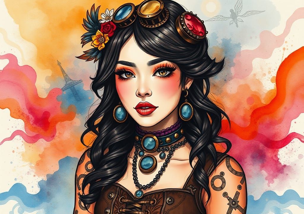 Portrait Eartha Kitt… Flux obviously has no idea who that is...