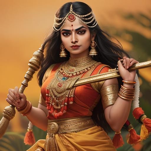 Varahi: Boar-Faced Goddess of Strength in Indian Art