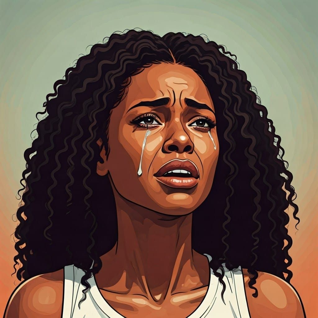 Emotional Portrait of a Woman in Contemporary Style
