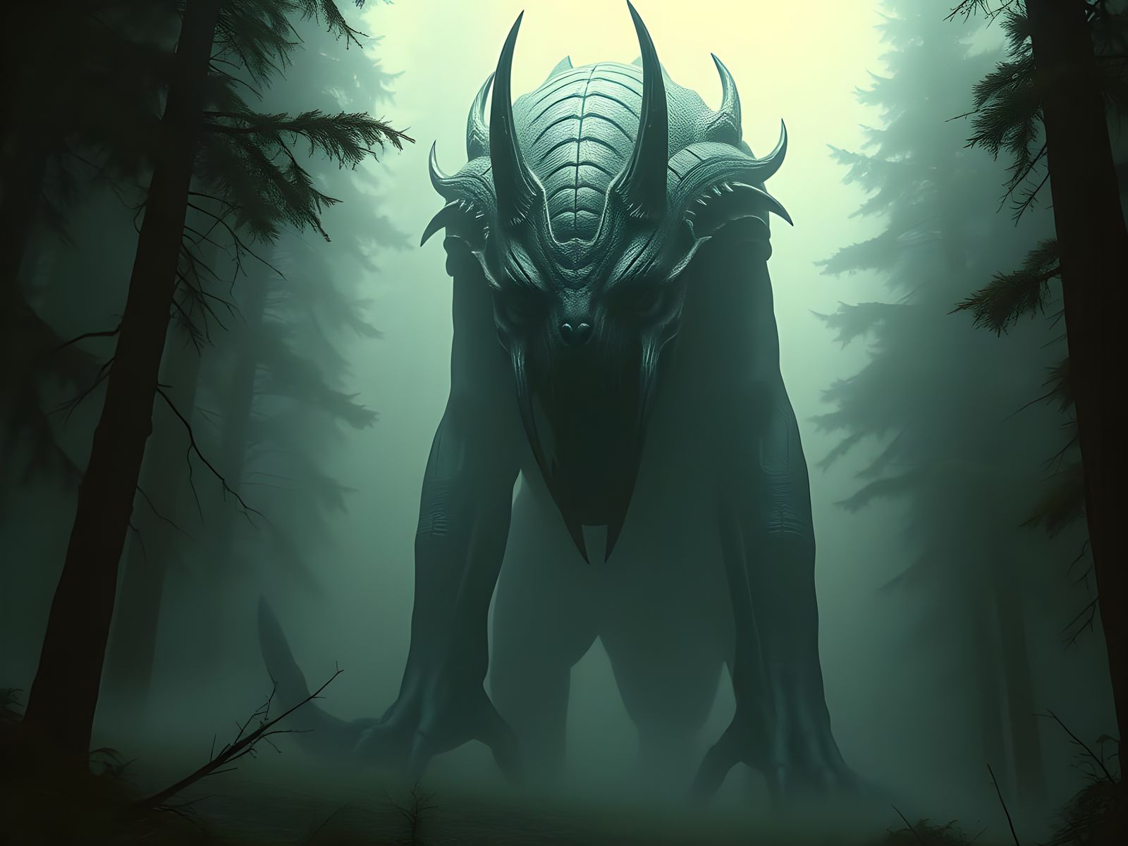 Terrifying Beast Emerges From Dark Forest