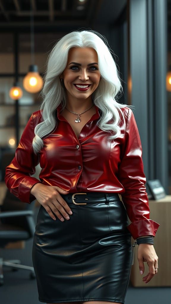 Three Confident Women in Modern Office Attire