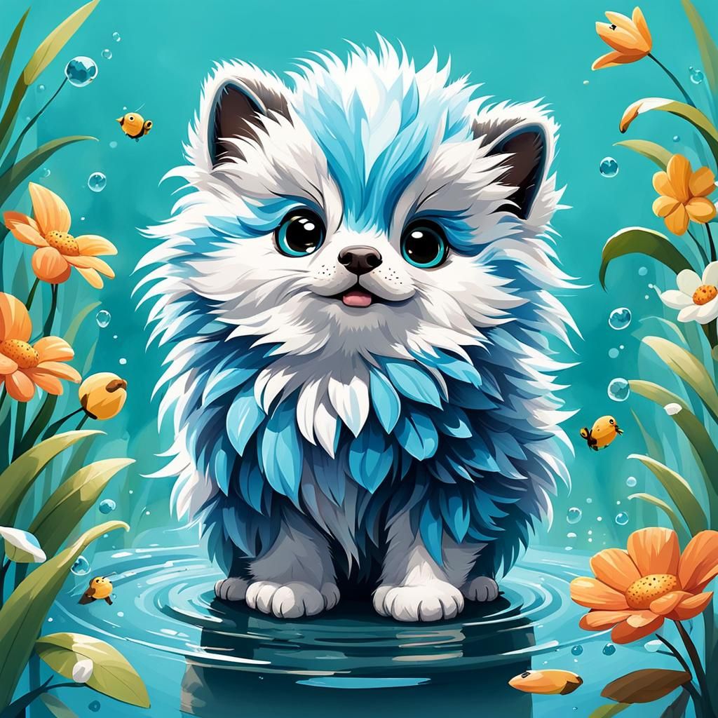 Adorable Baby Animals: Charming Illustrations of Innocence