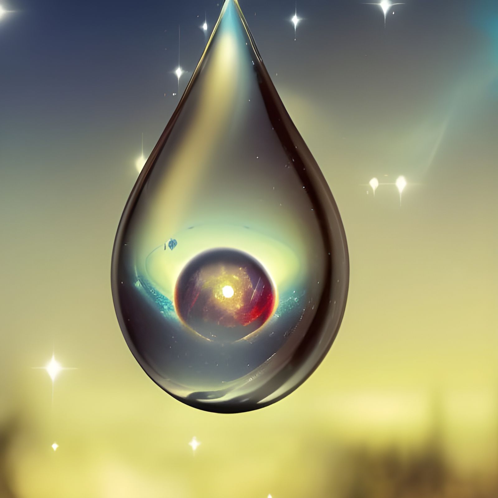 Dewdrop Diorama: A Macro Fantasy Landscape