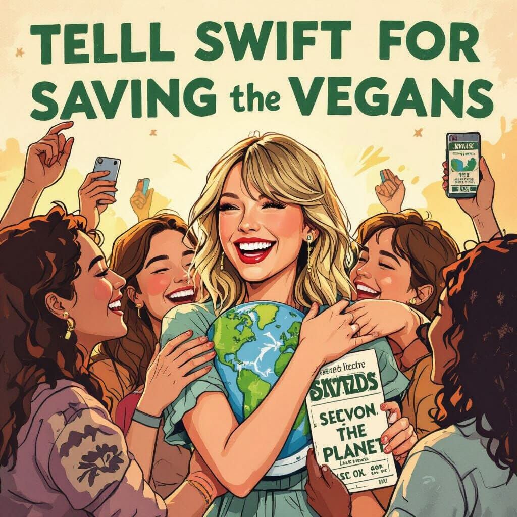 Joyful Eco-Concert Poster Celebrating Planet Saving