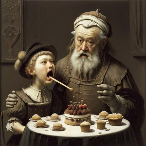 Musical Cake Inspired by Impressionism and Sculpture