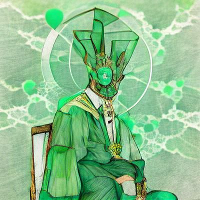 Hierophant Green: A Digital Tarot Card