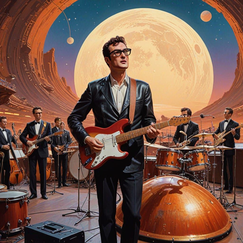 Rockstar Buddy Holly Shines on Mars with Symphonic Orchestra...