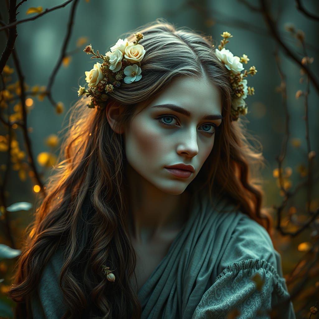 Baltic Goddess of Earthly Fertility in Eerie Mythological Re...