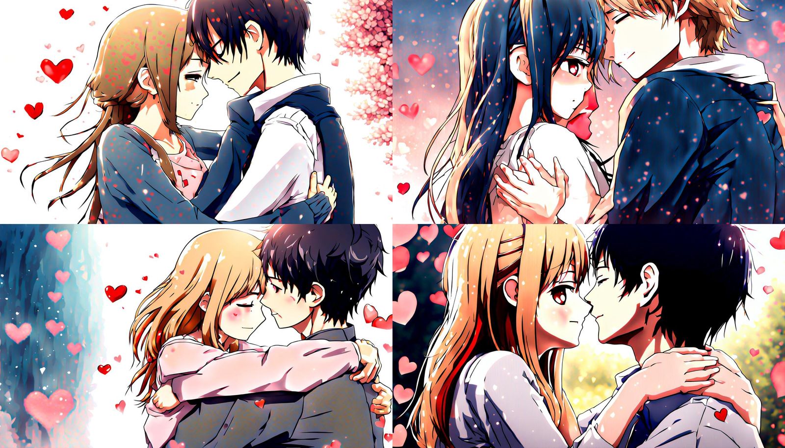 Anime Love Story: The First Healing Embrace