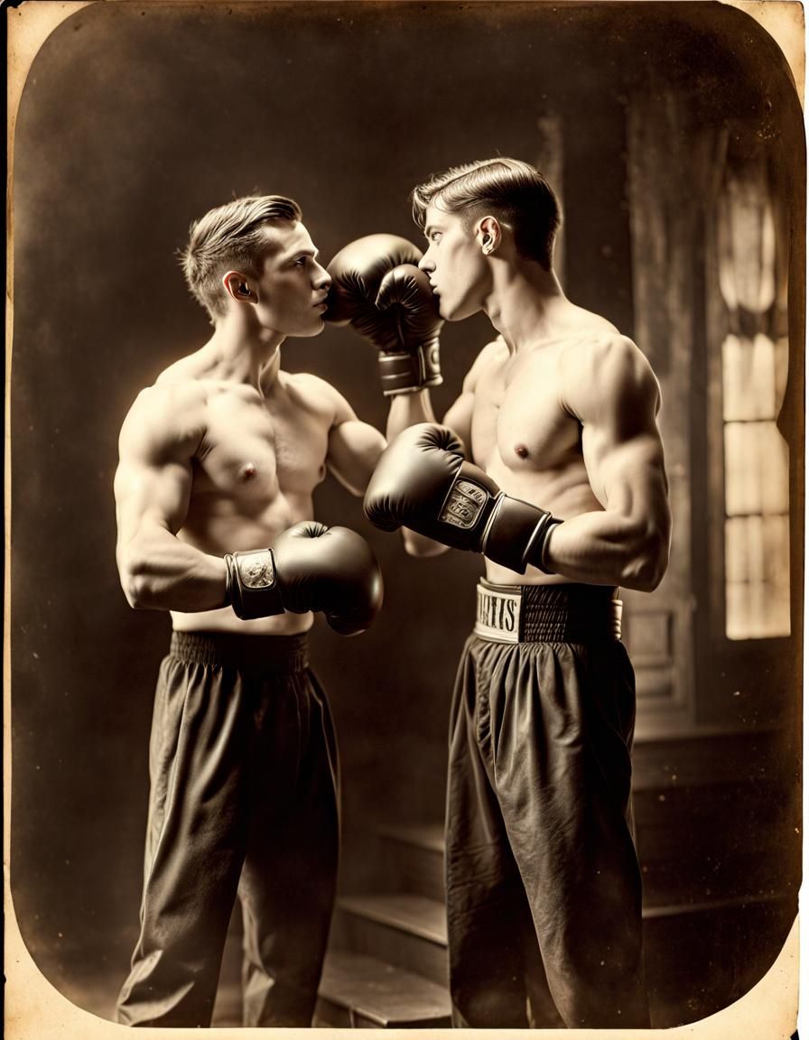 Boxing Training ca. 1900