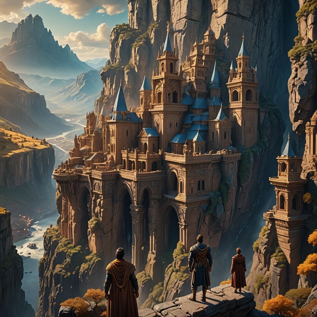 Epic Baroque Cityscape at Dawn