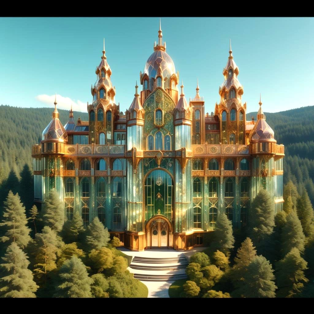 Art Deco Enchanted Castle