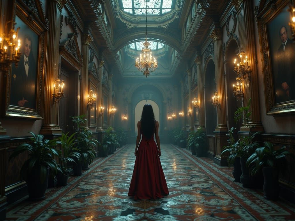 Eerie Elegance: Women in Castlevania Mansion