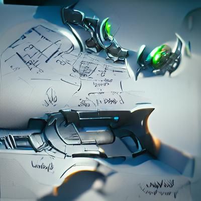 Secret Weapon Concept Art in Unreal Engine Style
