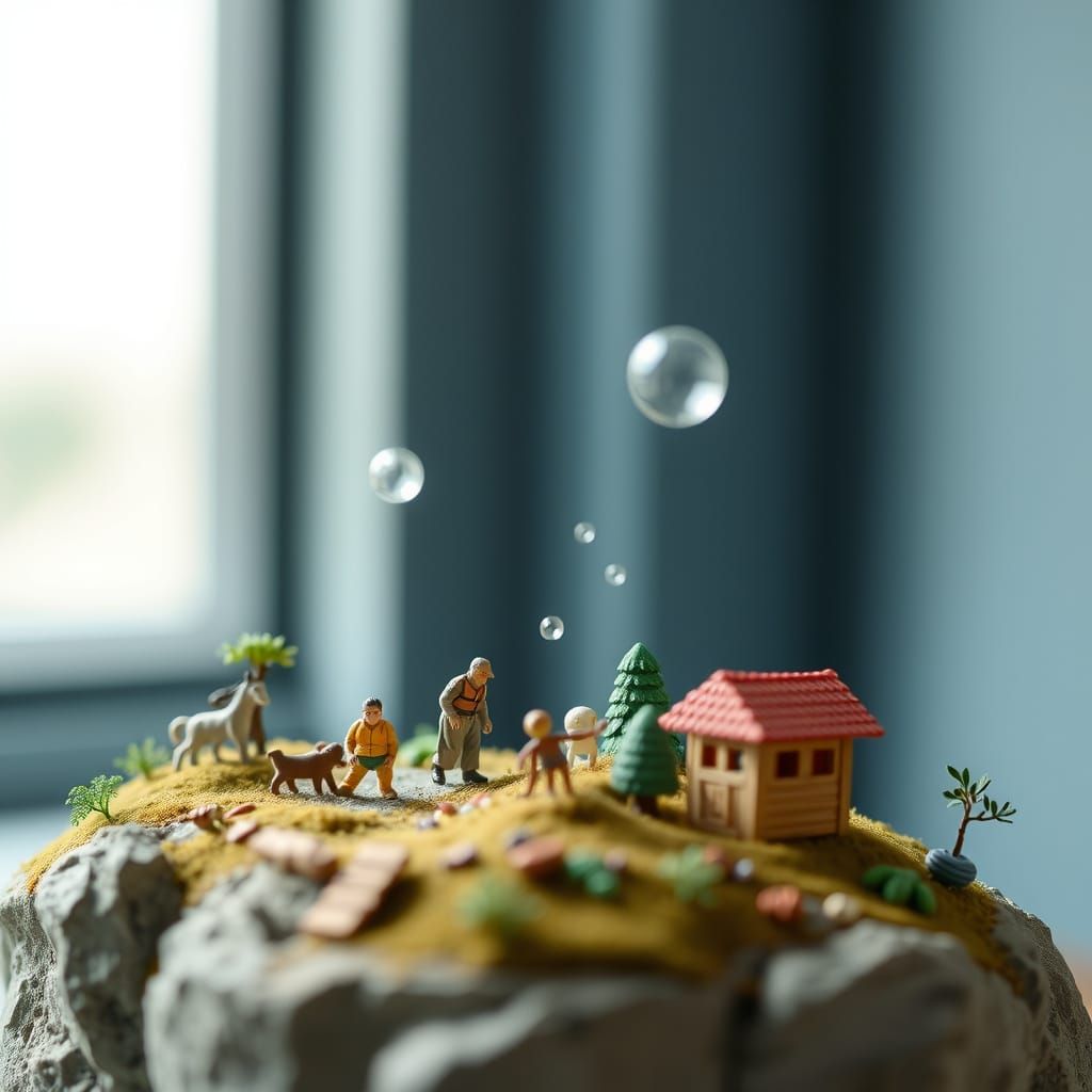 Surreal Landscapes of Tiny Proportions