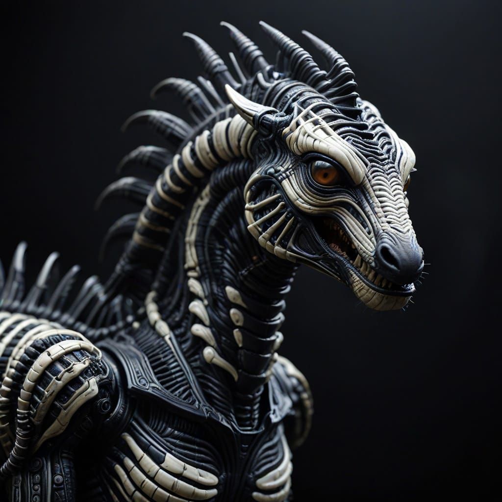 Xenomorphic Zebra Visionary Art