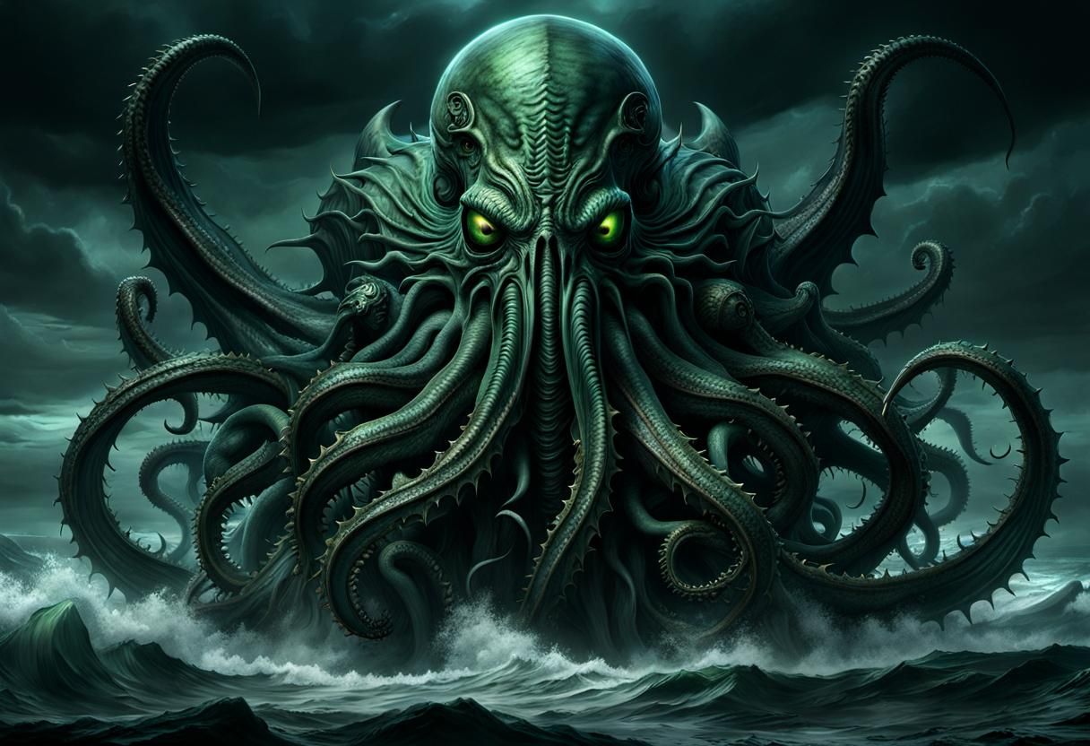 Cthulhu Spawn Emerges in Lovecraftian Horror Style