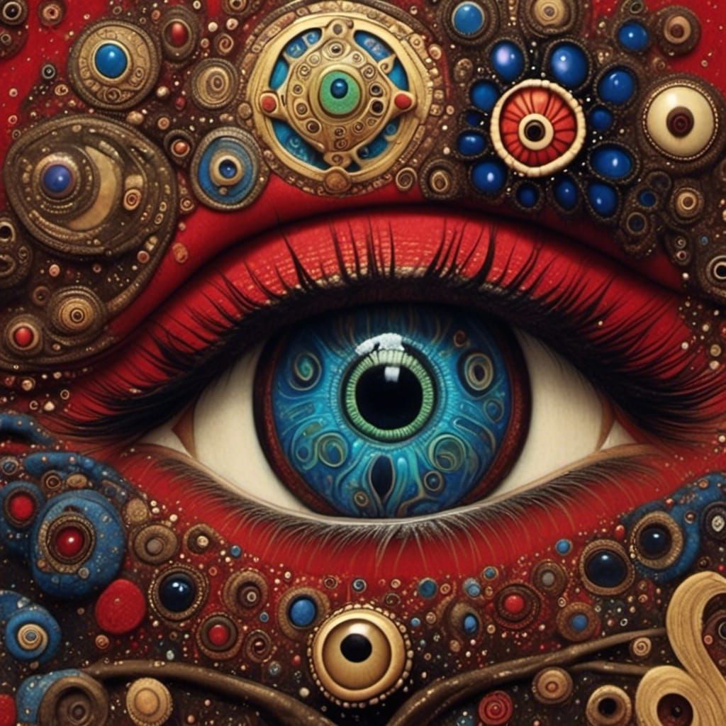 Enchanted Elven Eye with Electric Energy