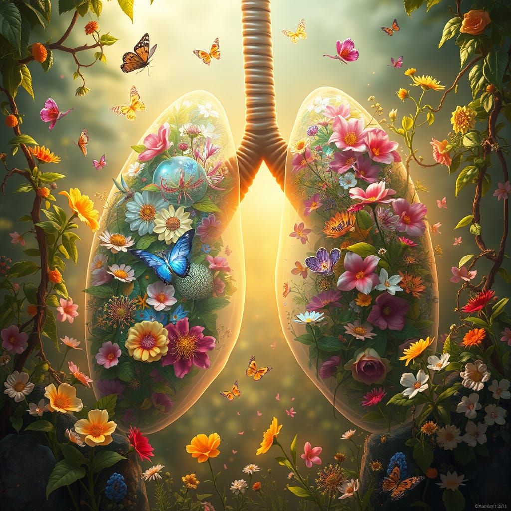 Luminous Lungs in Harmony with Nature