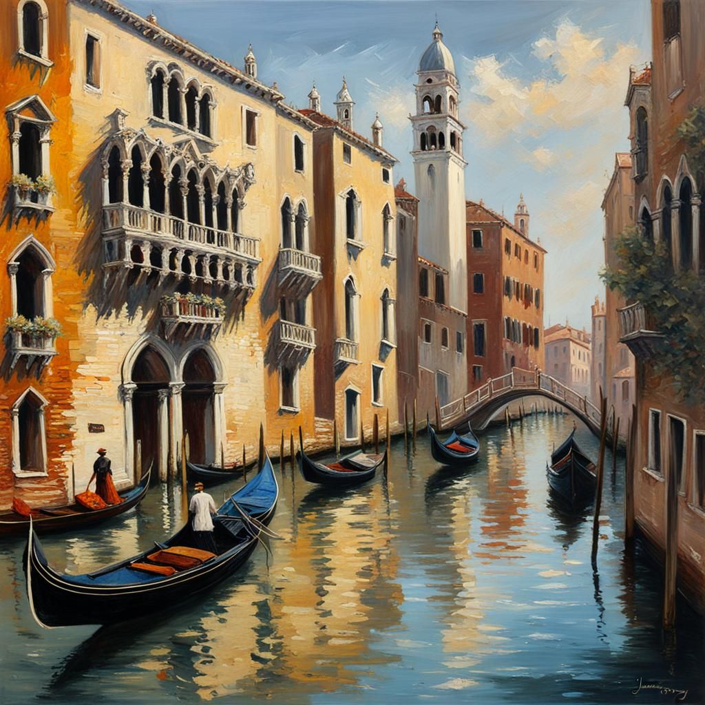 Venice in Oils: A Gurney-esque Impression