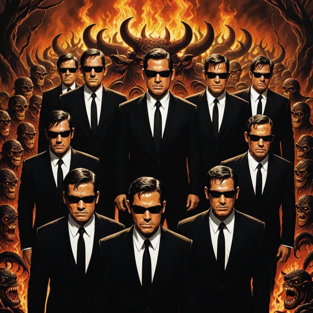 Men in Black in Hellscape