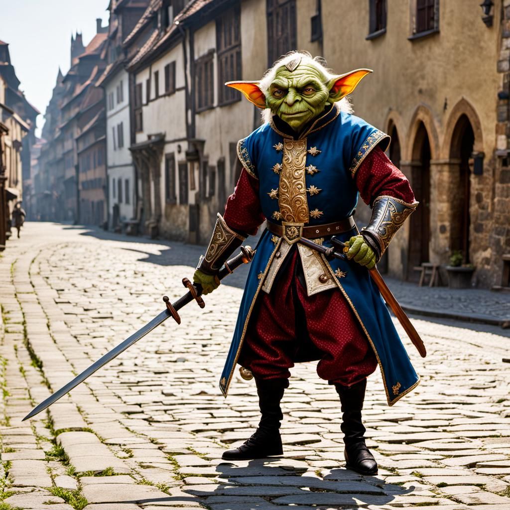 Noble goblin fighter 1