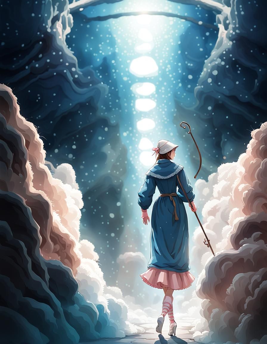 Little Bo Peep lost her sheep - Alien Abduction