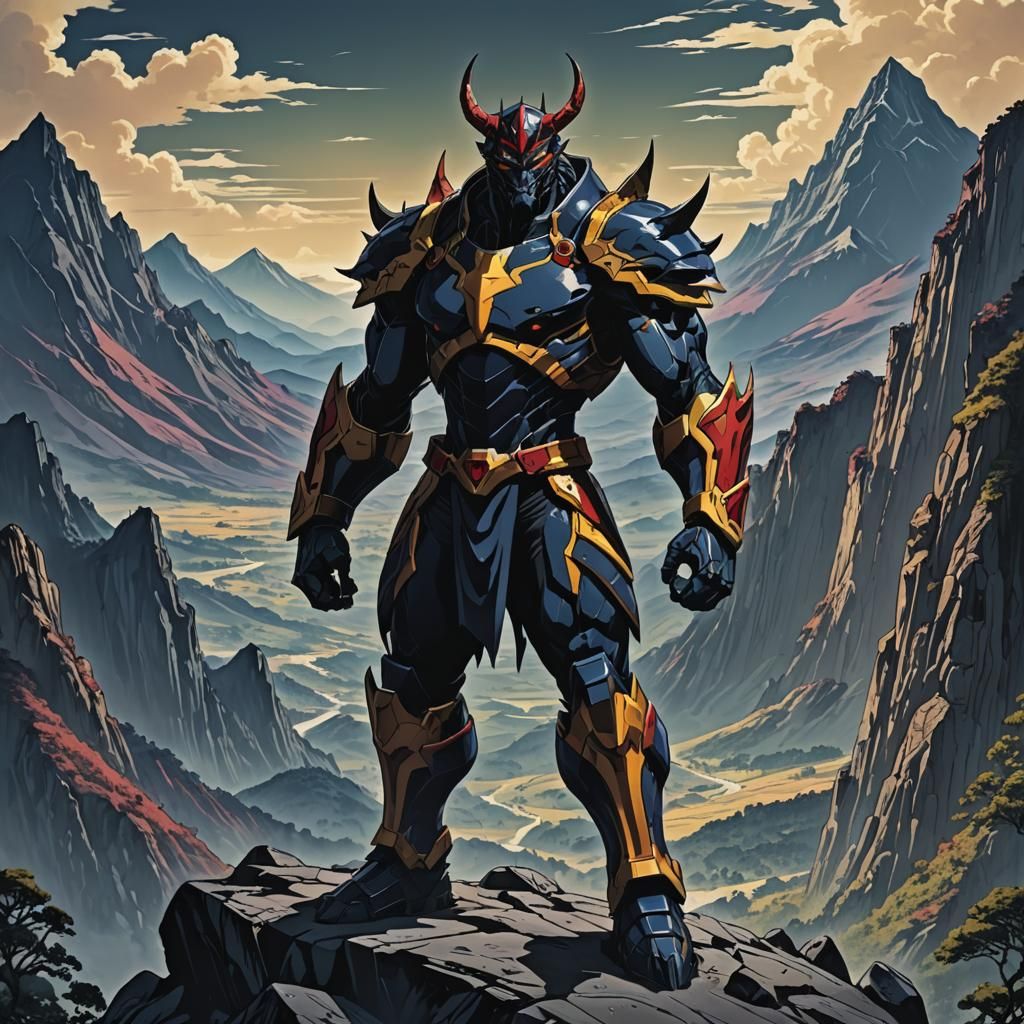 Savage Opress in Vibrant Manga Scan Style